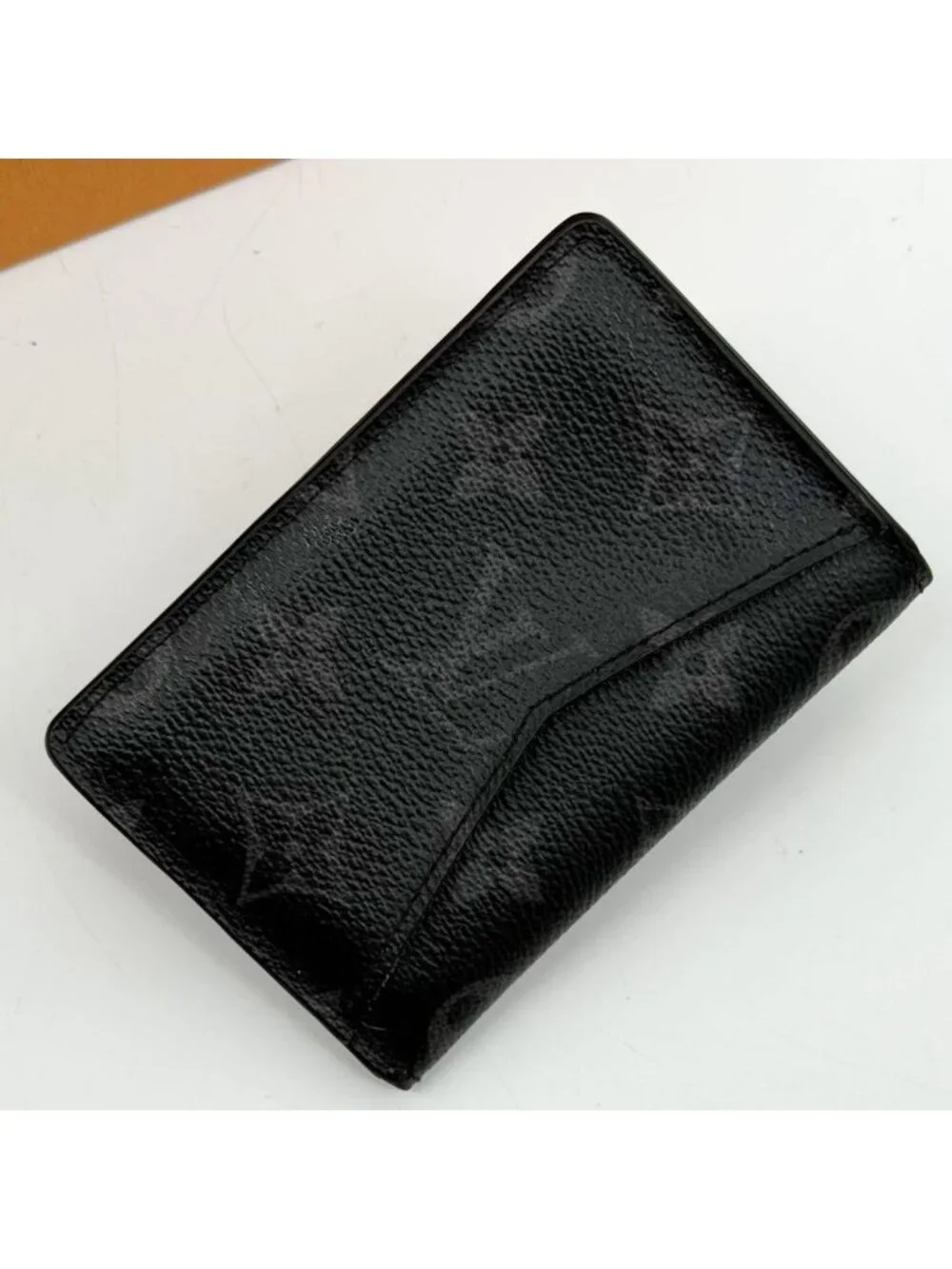 Louis Vuitton Pocket Organizer Eclipse Monogram Pass Case Wallet Card Holder